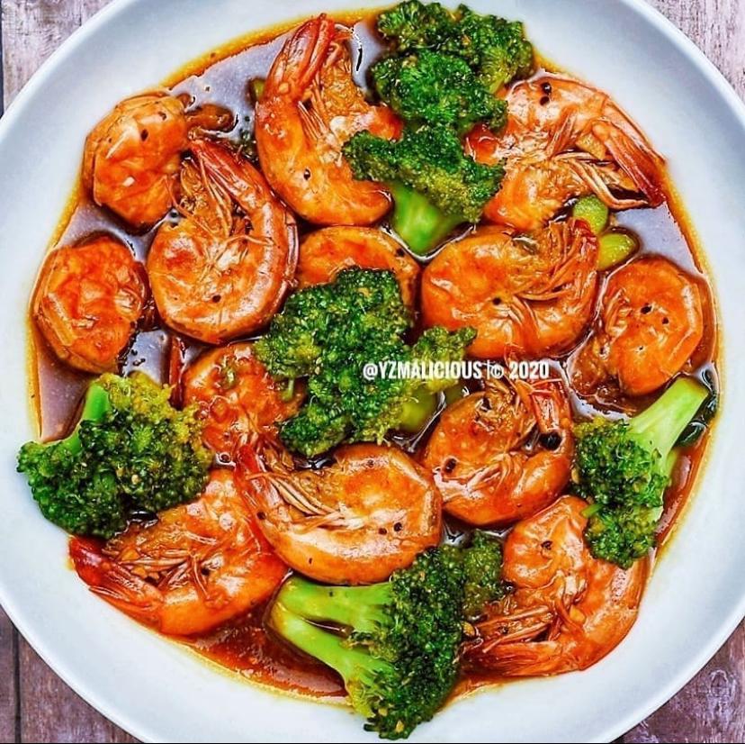 Udang Brokoli Lada Hitam